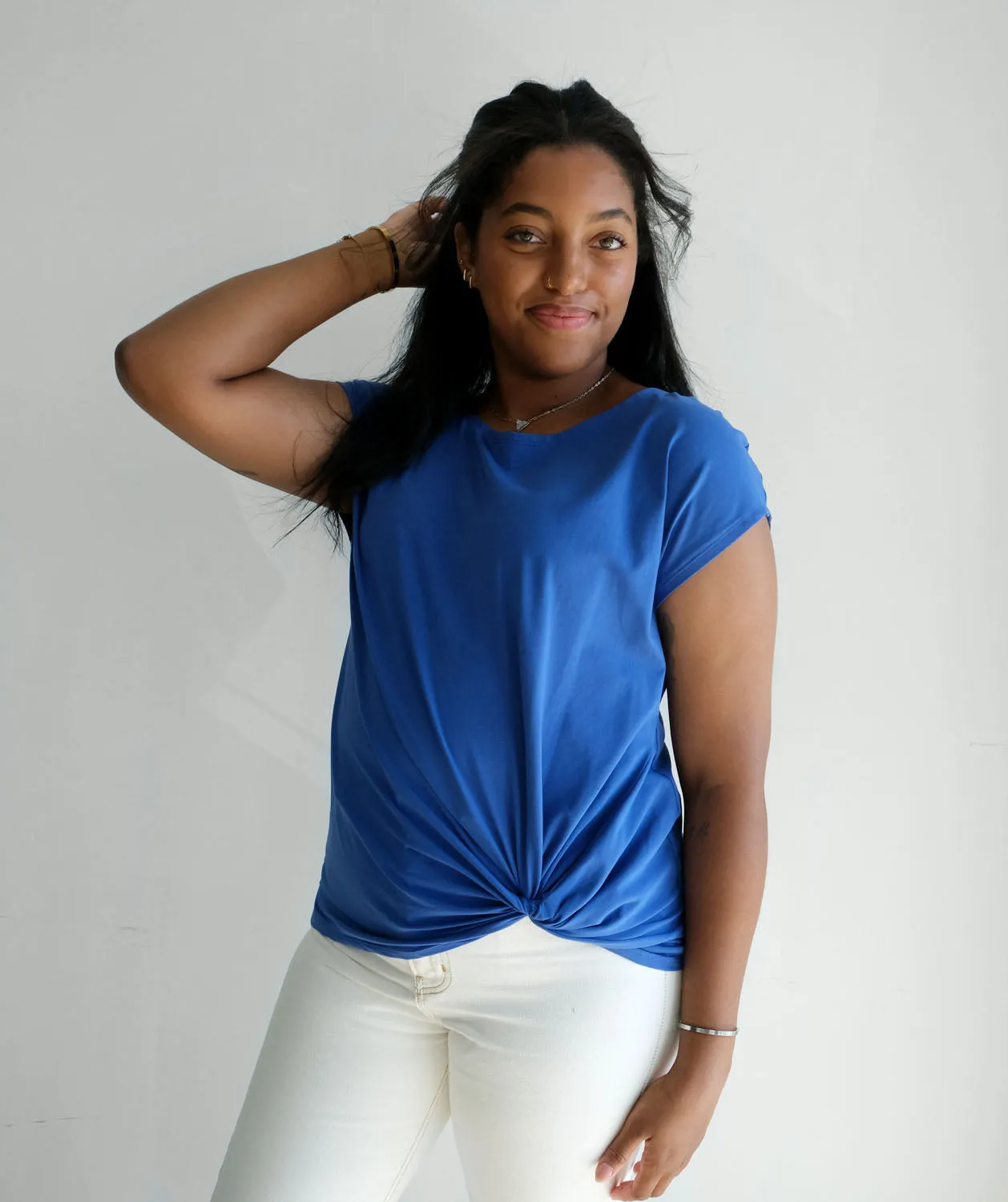 SITA tee in Strong Blue