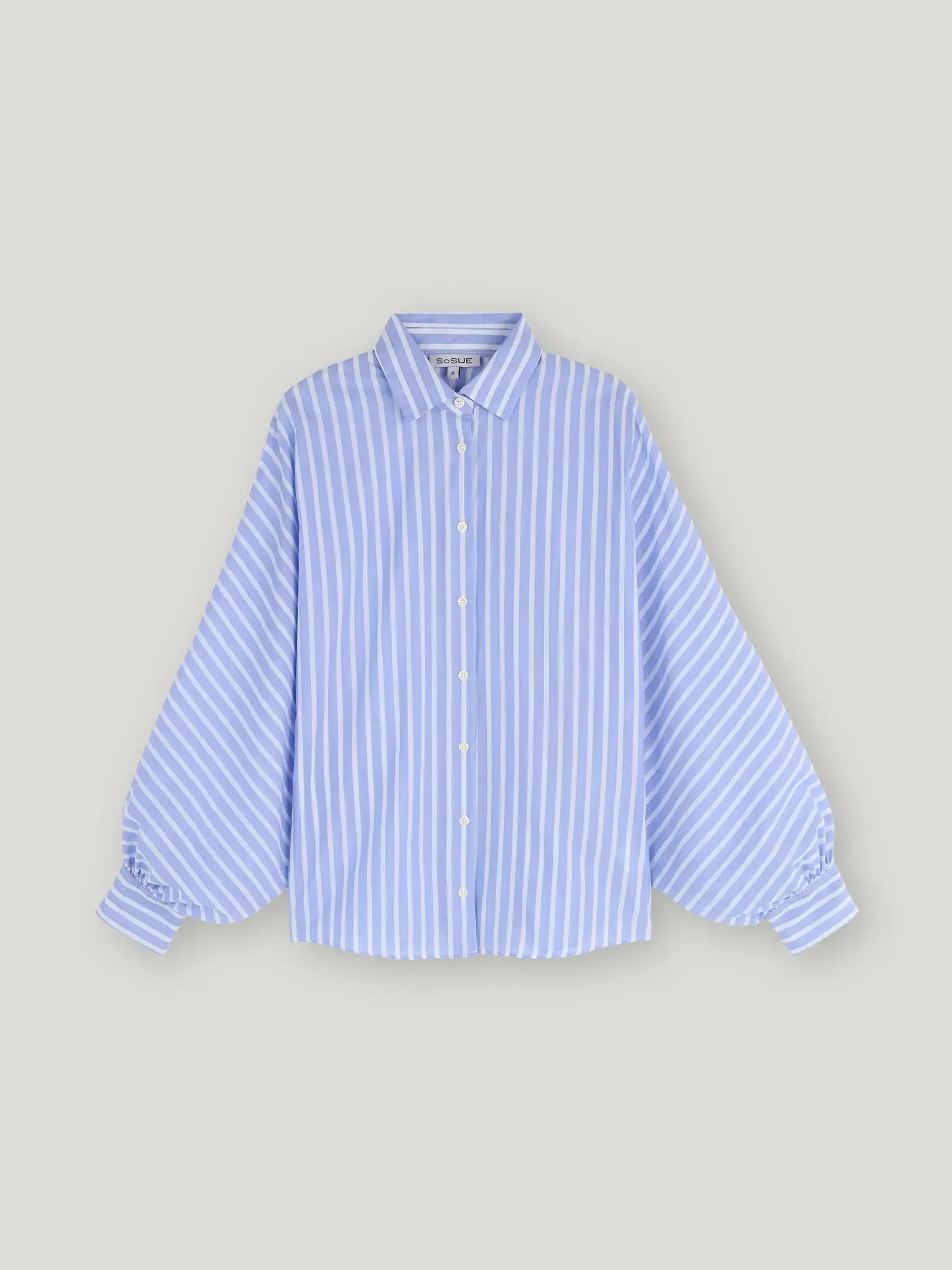 SoS Shirt in Blue and White Shirt
