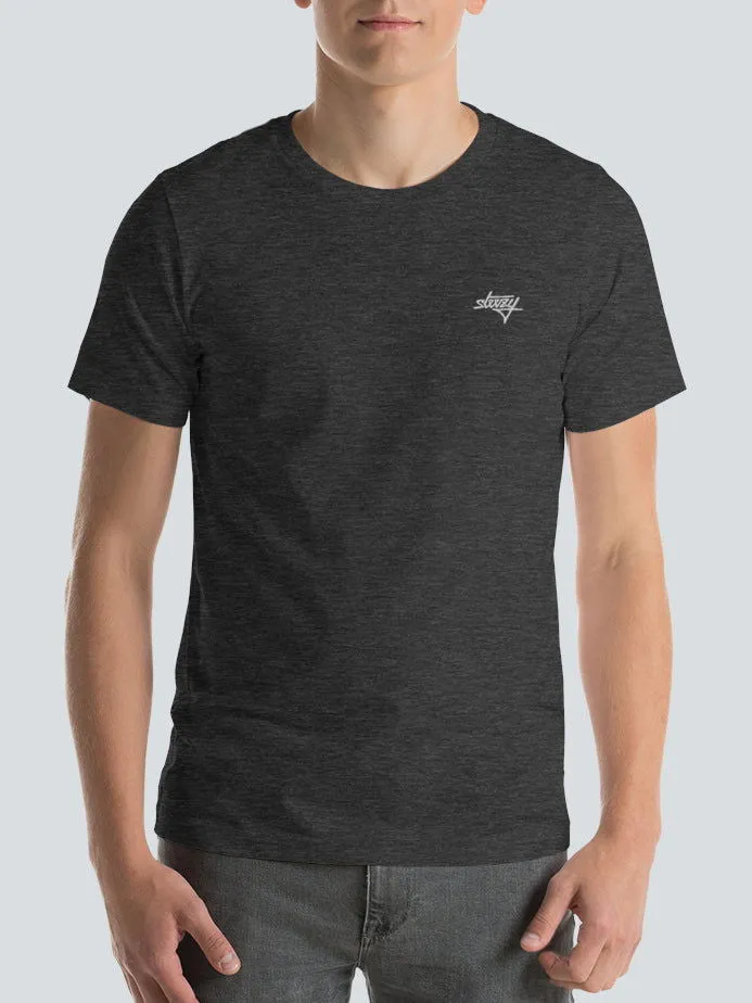 Steezy Script Embroidered Tee
