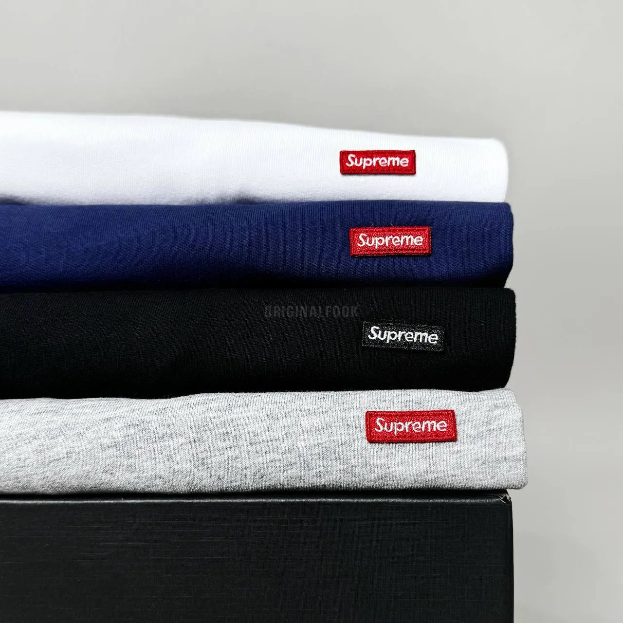 Supreme Small Box Logo Tee Grey