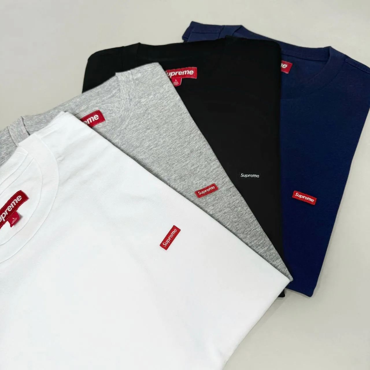 Supreme Small Box Logo Tee Grey