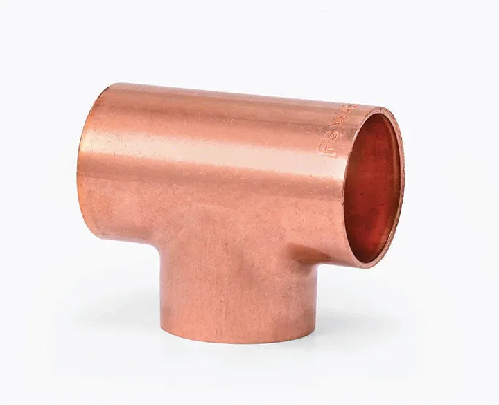V-Weld Copper Equal Tees